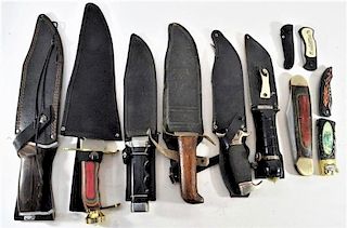 Collection of Fantasy Hunting Knives