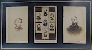 Civil War CDV Photographs of Union Generals (3)