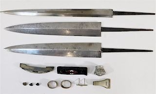 WWII German Dagger Blade and Parts