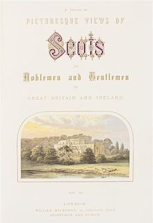 MORRIS, REV. F.O. A Series of Picturesque Views of Seats of Noblemen...Ireland. London, [c. 1880] 6 vols.