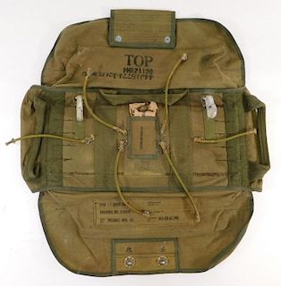 WWII U.S. Army Airborne Parachute Pack Dated 1944