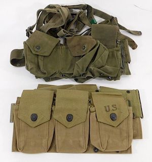 WWII & Korean War B.A.R. Ammunition Belts (2)