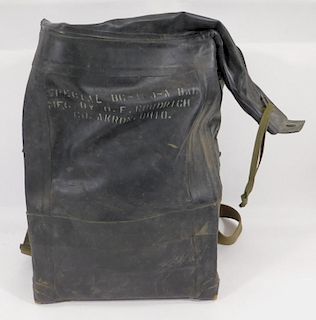 WWII U.S Army Rubber Invasion Bag