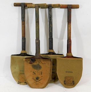 WWI U.S. Army M1910 Trench Shovels (4)