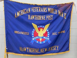 American Veterans World War II Hawthorne, NJ Flag