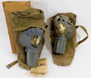 WWII Home Front Child's Gas Masks (2)