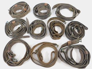 WWI - WWII M1907 Leather Rifle Slings (10)