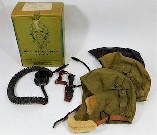 WWII US Army & Navy Pilots Leather Helmets & More