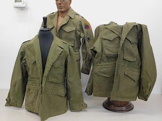 WWII U.S. Army M43 Field Jackets (3)