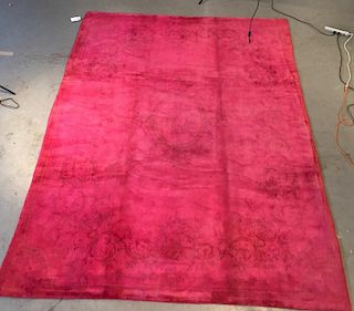 Vintage Savonnerie Carpet, Czechoslovakia: 10'6" x 13'2"