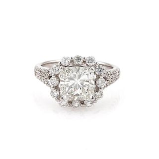 GIA Certified, 2.51ct. Engagement Ring