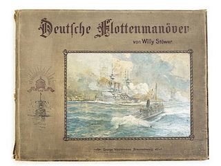 STOWER, WILLY. Deutsche Flottenmanover. Braunschweig, (1900).