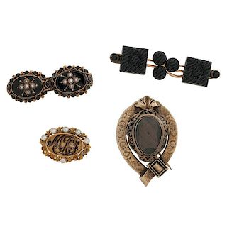 Mourning Pins Including Tiffany & Co.