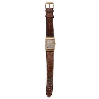 Hamilton 14 Karat Yellow Gold Barton Wrist Watch Ca. 1951