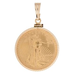 American Gold Eagle $25 Fine Gold Coin Pendant