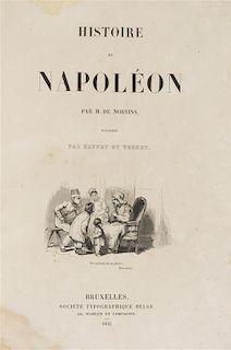 (NAPOLEON) A group of 10 pertaining to the life of Napoleon.
