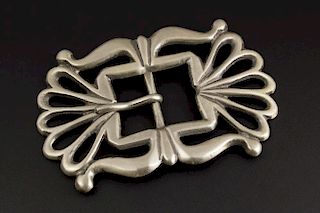 Sterling Silver Cast Buckle