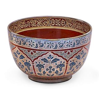 ZSOLNAY Bowl with stylized design