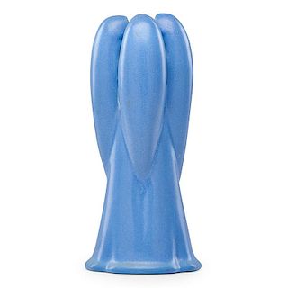 TECO Blue lobed vase