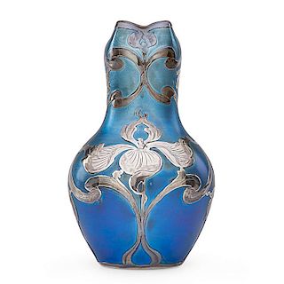 LOETZ Vase with overlay