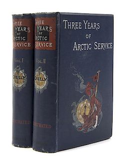 (ARCTIC) GREELY, ADOLPHUS. Three Years of Arctic Service: An Account of the Lady Franklin Bay Expedition. New York: 1886. 2 vols