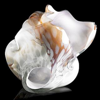 MARVIN LIPOFSKY Glass sculpture