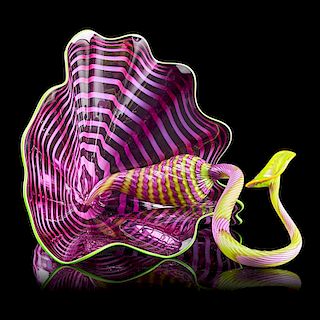 DALE CHIHULY; PORTLAND PRESS Two-piece Persian