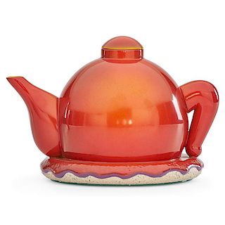 RON NAGLE Ceramic teapot sculpture