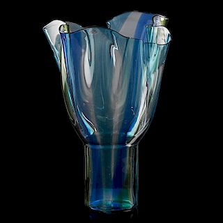 TIMO SARPANEVA; VENINI Large glass vase