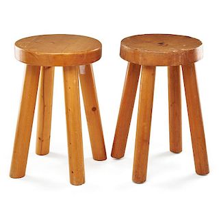 CHARLOTTE PERRIAND Two stools