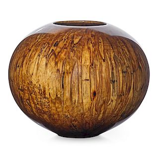 PHILIP MOULTHROP Spalted Red Maple vessel