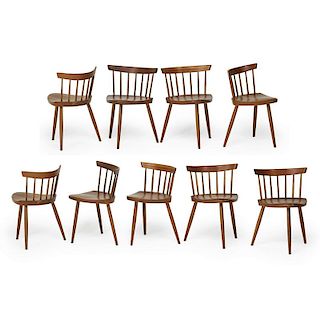 GEORGE NAKASHIMA Nine Mira chairs