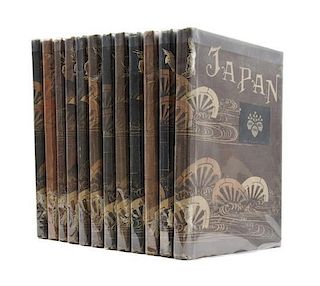 (JAPAN) BRINKLEY, CPT. FRANK. Japan Described and Illustrated by the Japanese [and] The Art of Japan. 12 vols. total. Edition de