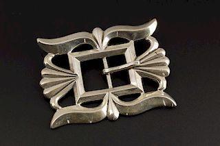 Sterling Silver Cast Buckle