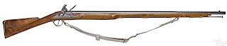 Contemporary full stock flintlock short land Brown Bess musket