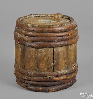 Wood powder keg