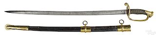 N.P. Ames Civil War Foot Officer sword & scabbard