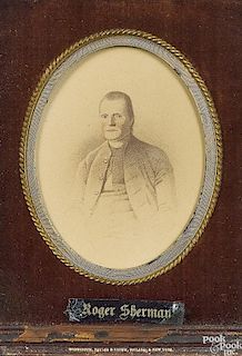 Roger Sherman portrait engraving
