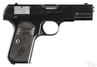 Colt hammerless 32 pocket semi-automatic pistol