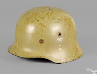 German WWII M35 DAK Africa Corps helmet