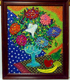 Di Angelis,  Mexican-American 20th C. ?,(Floral),