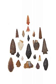 Assorted Authentic Northern California Arrow Heads