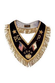 Native Sons of the Golden West Ceremonial Collar