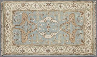 Turkish Angora Oushak Carpet, 3' 1 x 5'.