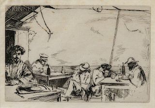 James Abbott McNeill Whistler (American, 1834-1903)  Soupe à trois sous