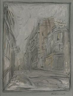 Alberto Giacometti (Swiss, 1901-1966)  Rue D'Alesia