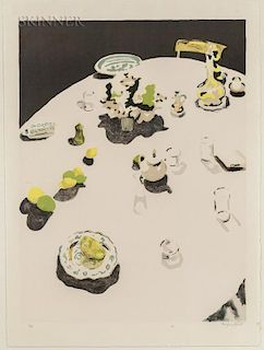 Fairfield Porter (American, 1907-1975)  The Table