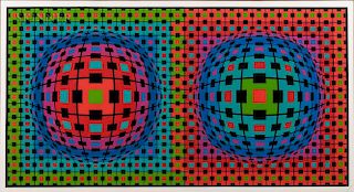 Victor Vasarely (Hungarian/French, 1906-1997)  Ionau