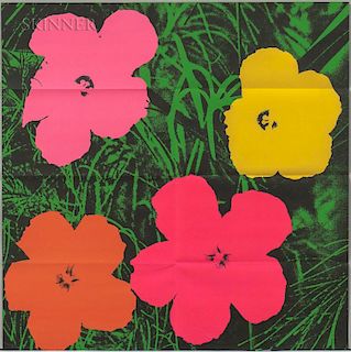After Andy Warhol (American, 1928-1987)  Flowers  /A Mailer for Andy Warhol