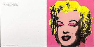 After Andy Warhol (American, 1928-1987)  Marilyn  /A Mailer for Andy Warhol: A Print Retrospective